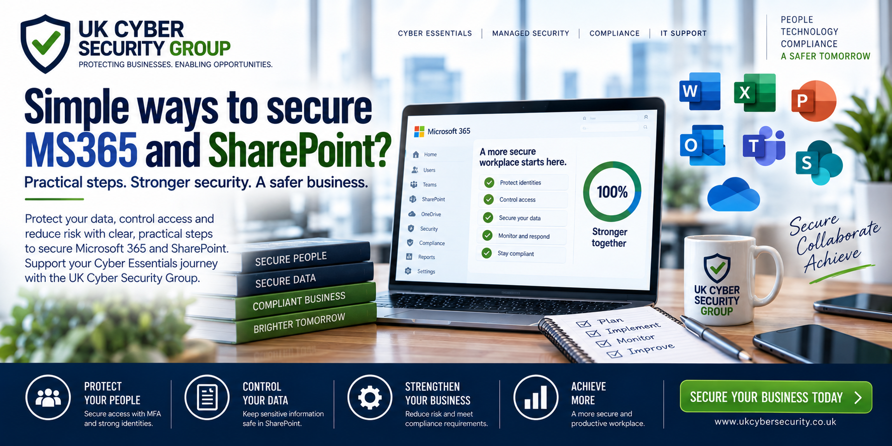 Simple ways to secure MS365 and SharePoint?