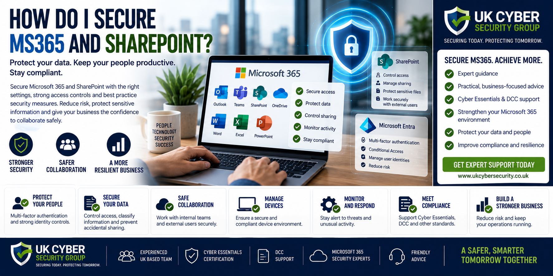 How do I secure MS365 and SharePoint?